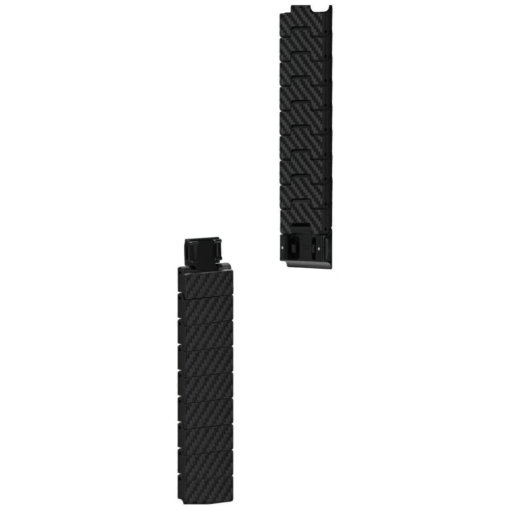 PITAKA Szénszálas Modern Apple Watch 1/2/3/4/5/6/7/8/9/10/11/SE/SE 3/Ultra/Ultra 2/Ultra 3 fekete szürke - 10