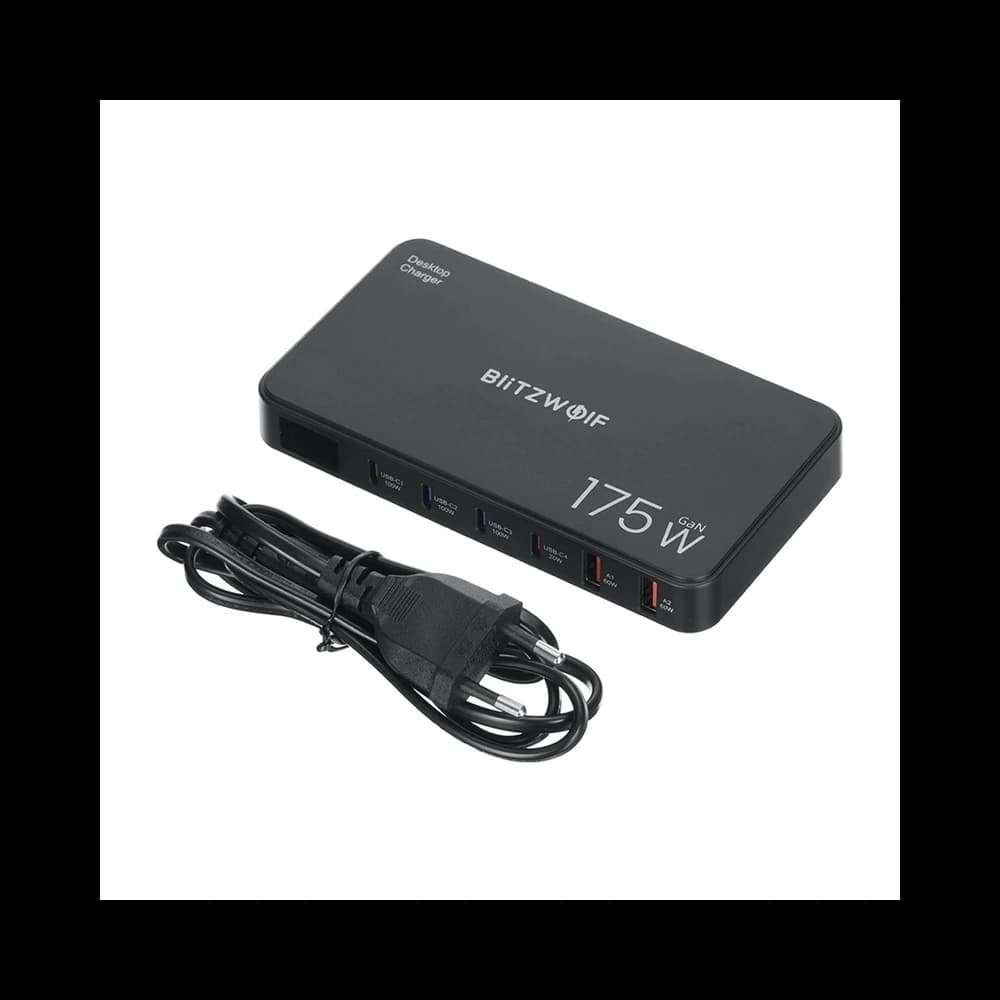 Blitzwolf BW-S30 Stație de Încărcare 6-in-1 4xUSB-C, 2xUSB-A 175W - 2