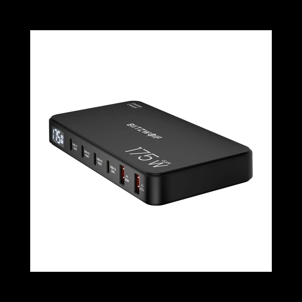 Blitzwolf BW-S30 Stație de Încărcare 6-in-1 4xUSB-C, 2xUSB-A 175W - 3