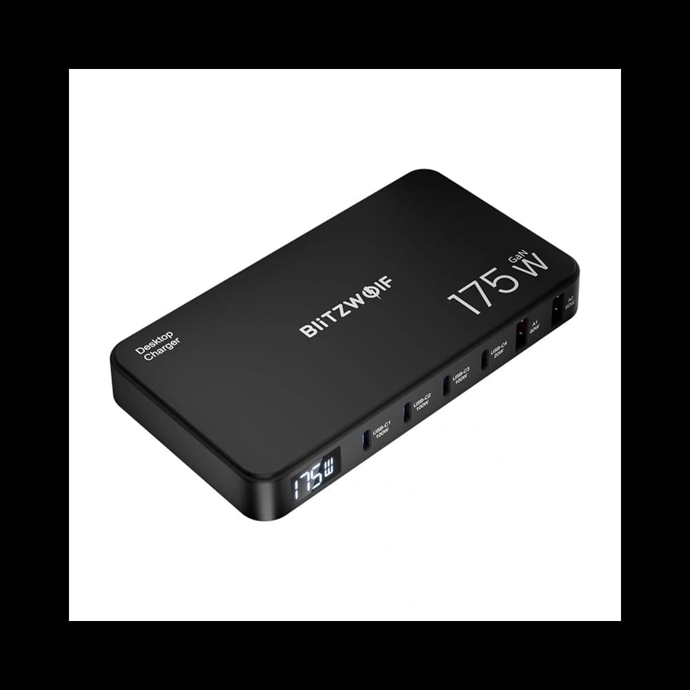 Blitzwolf BW-S30 Stație de Încărcare 6-in-1 4xUSB-C, 2xUSB-A 175W - 6