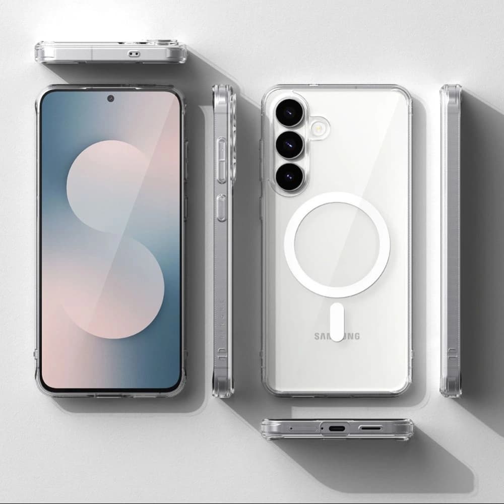 Ringke Fusion Magnetic MagSafe Samsung Galaxy S25 FE Clear - 5