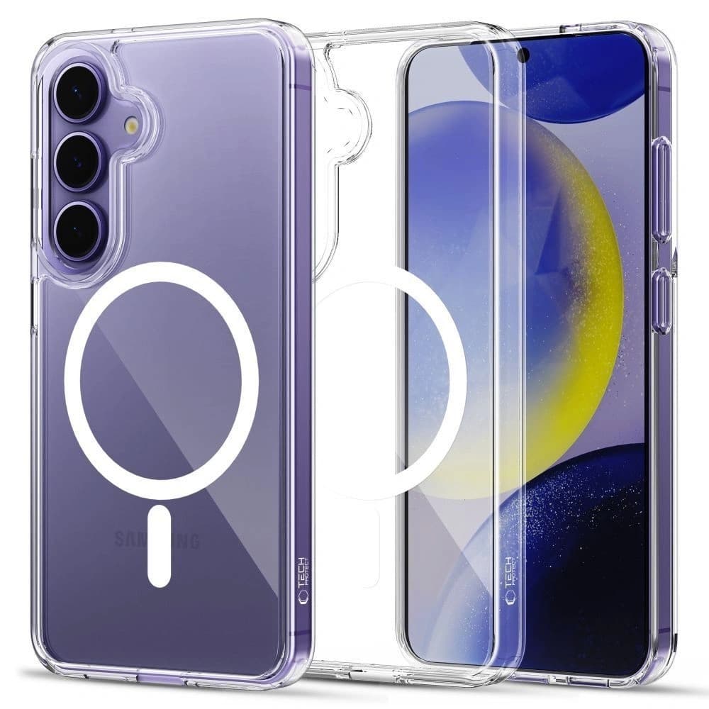 Tech-Protect Flexair Hybrid MagSafe Samsung Galaxy S25 FE Transparent - 1