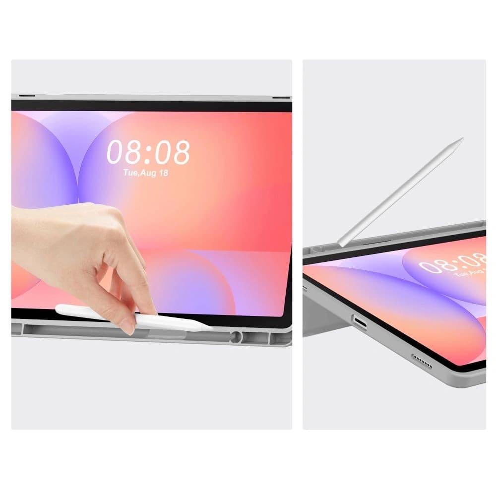 Tech-Protect SmartCase Pen Samsung Galaxy Tab S9 11.0 / S9 FE / S10 FE / S10 Lite 10.9 X710 / X716b / X510 / X516b / X520 / X526 / X400 / X406b Szürke - 7
