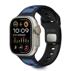 Tech-Protect IconBand vonal Apple Watch 8 / 9 / 10 / 11 / SE / Ultra 44/45/46/49mm Fekete/kék