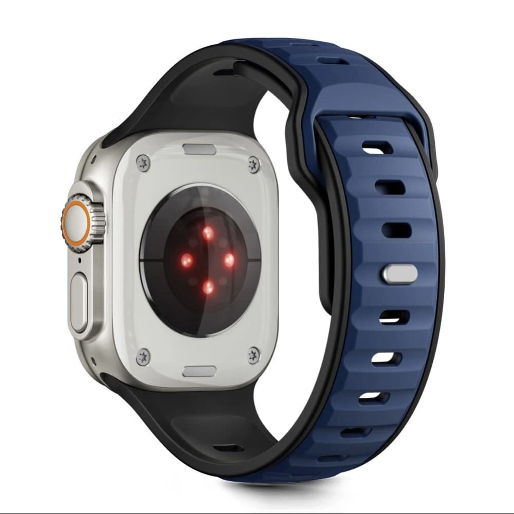 Tech-Protect IconBand vonal Apple Watch 8 / 9 / 10 / 11 / SE / Ultra 44/45/46/49mm Fekete/kék - 2