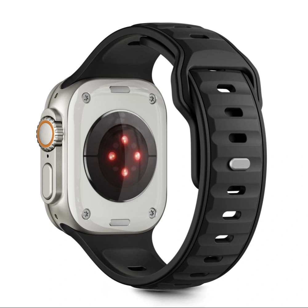 Tech-Protect IconBand vonal Apple Watch 8 / 9 / 10 / 11 / SE / Ultra 44/45/46/49mm Fekete / fekete - 2