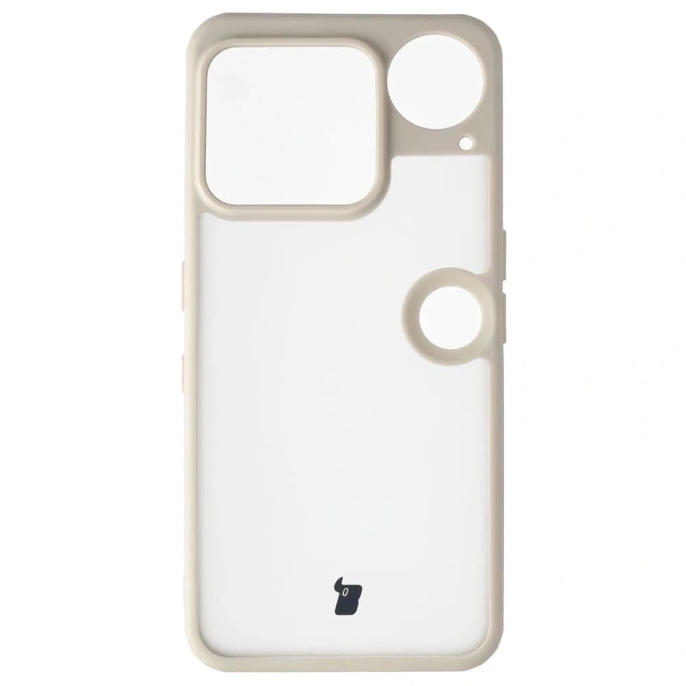 Bizon Case Angelo Nothing Phone (3) semi-transparent mit einem beigen Rahmen - 2