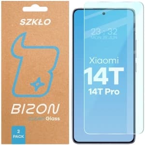 Bizon Glass Clear Duo Xiaomi 14T / 14T Pro [2 BALENÍ]