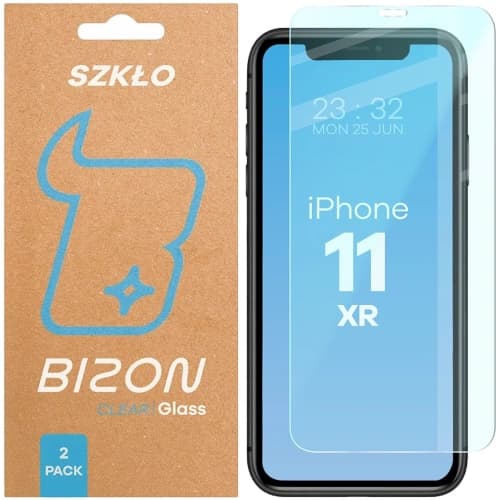 Bizon Glass Clear Duo iPhone 11 / XR [2 PACHET]