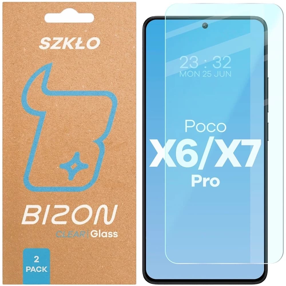 Bizon Glass Clear Duo Xiaomi POCO X6 Pro / X7 Pro [2 BALENÍ] - 1