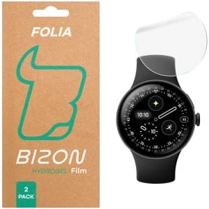 Bizon Glass Watch Hydrogel Duo Google Pixel Watch 4 41mm [2 PACK]