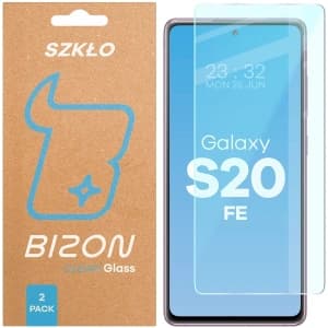 Bizon Glass Clear Duo Samsung Galaxy S20 FE [2 PACK]