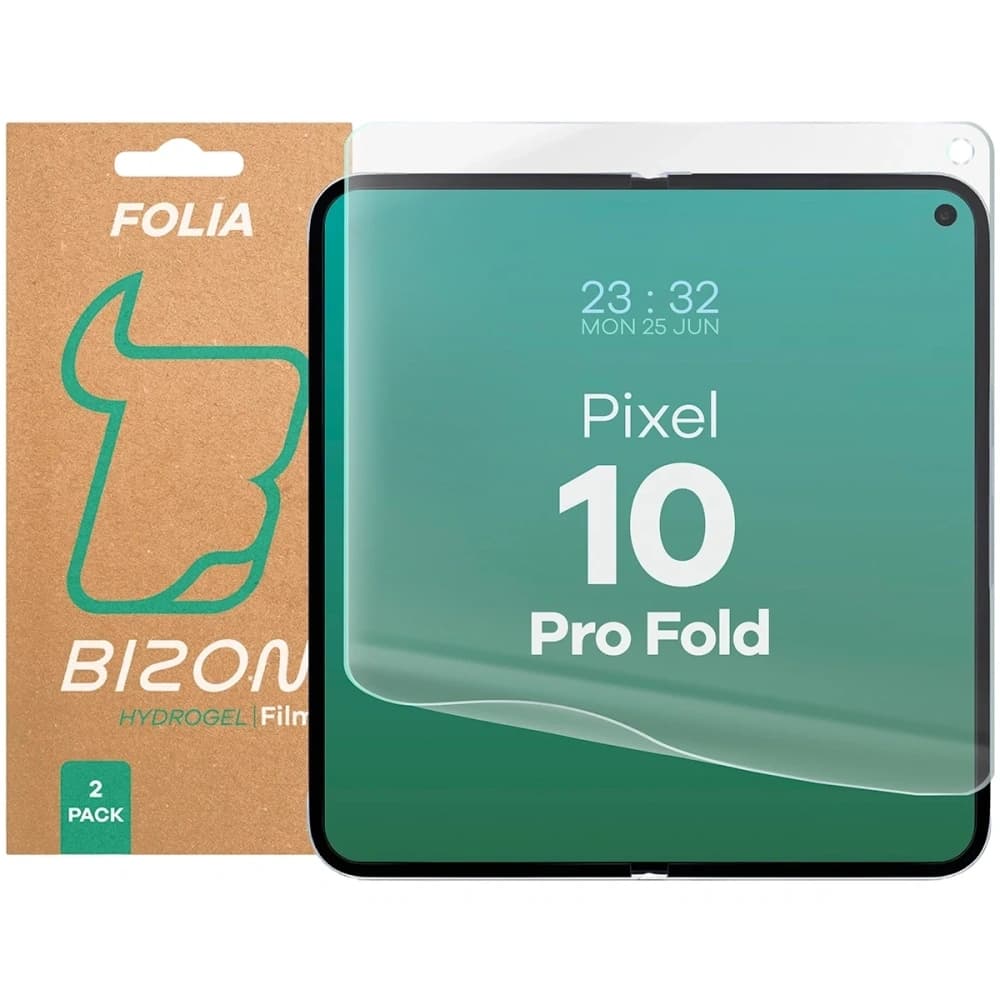 Bizon Glass Hydrogel Mid Duo Google Pixel 10 Pro Fold [2 PACK] - 1
