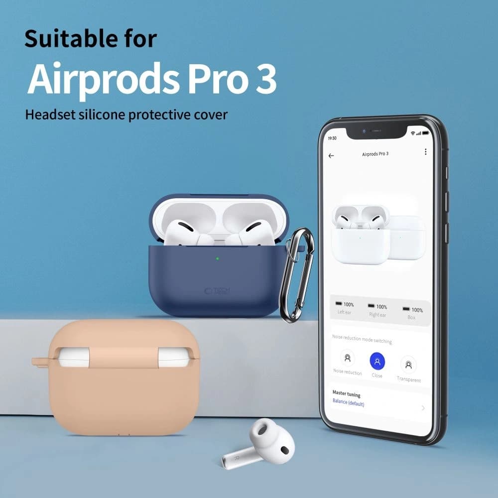 Tech-Protect Silicone Hook Apple AirPods Pro 3 Navy Blue - 5