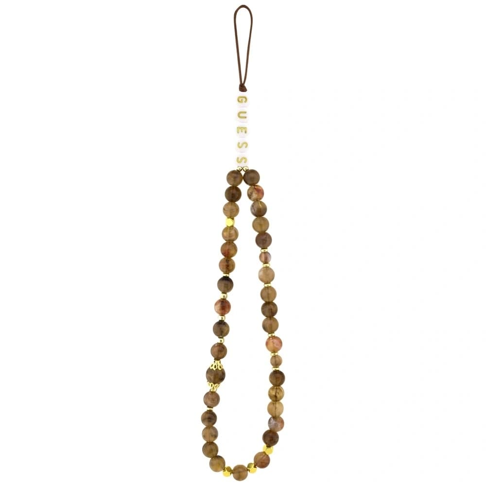 Etui Guess 4G Strap 4G Classic Logo do Apple iPhone 16 brązowy - 2