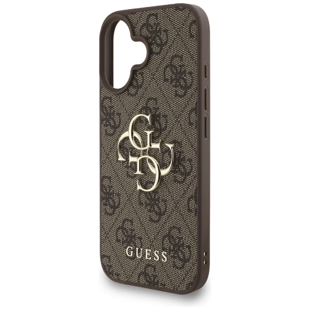Etui Guess 4G Strap 4G Classic Logo do Apple iPhone 16 brązowy - 6