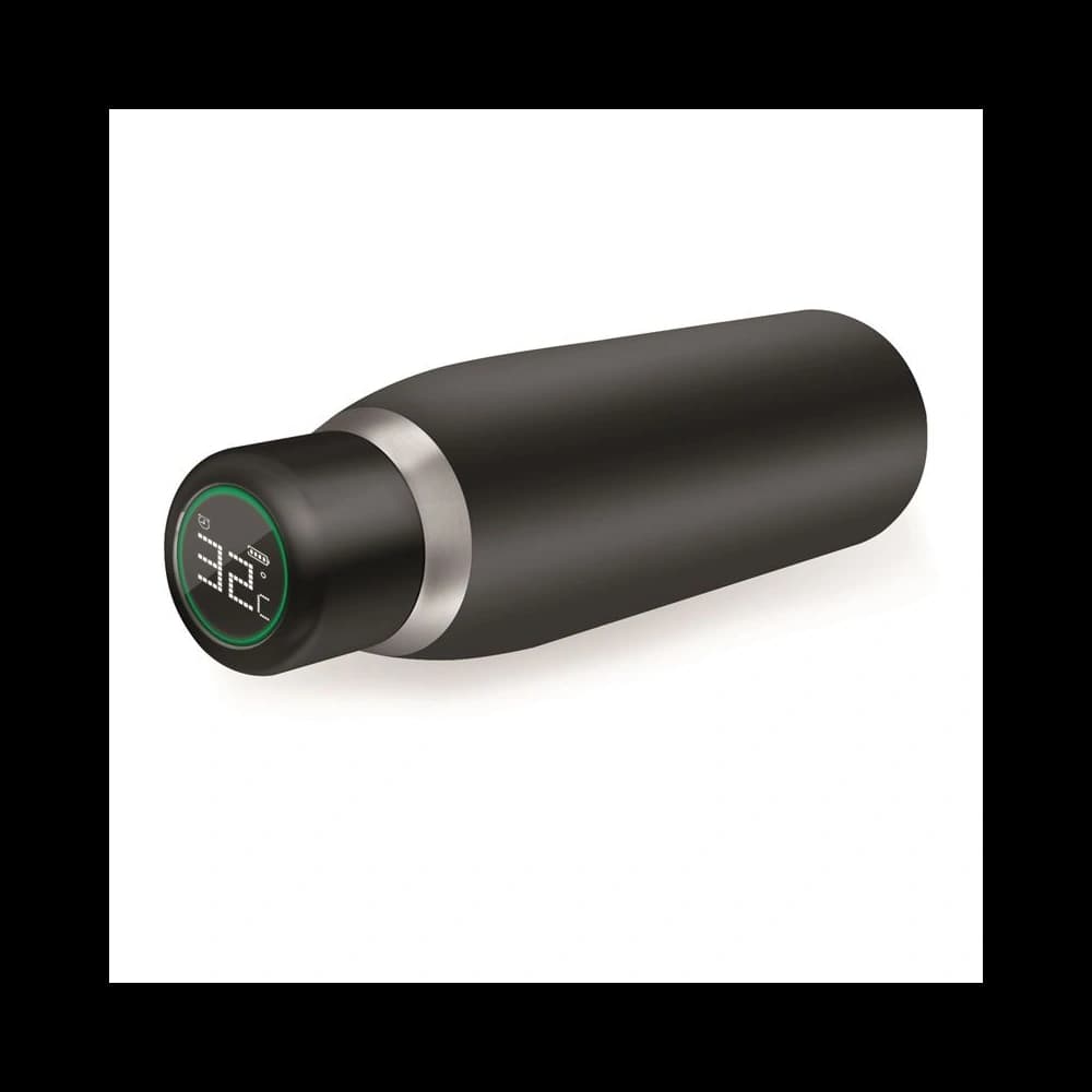 PURO Smart Bottle 500ml INOX Thermoflasche mit LED Smart Cap (Schwarz) - 4