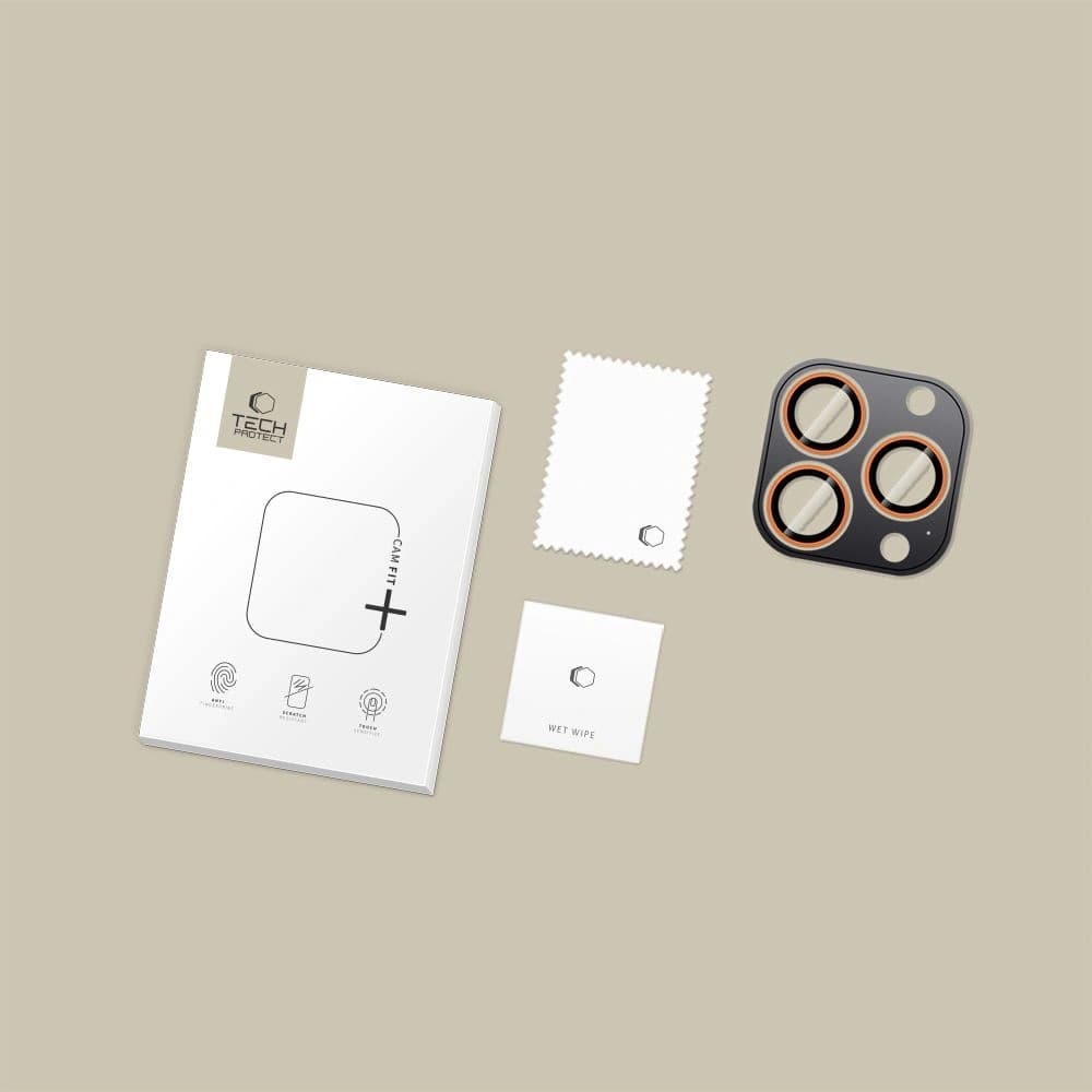 Tech-Protect Camring Fit+ Apple iPhone 14 Pro / 14 Pro Max / 15 Pro / 15 Pro Max / 16 Pro / 16 Pro Max / 17 Pro / 17 Pro Max Kozmikus Narancs - 4