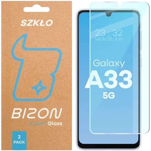 Bizon Glas Klar Duo Samsung Galaxy A33 5G / M35 5G [2 PACK]