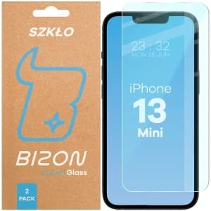 Bizon Glass Clear Duo Apple iPhone 13 Mini [2 PACK]