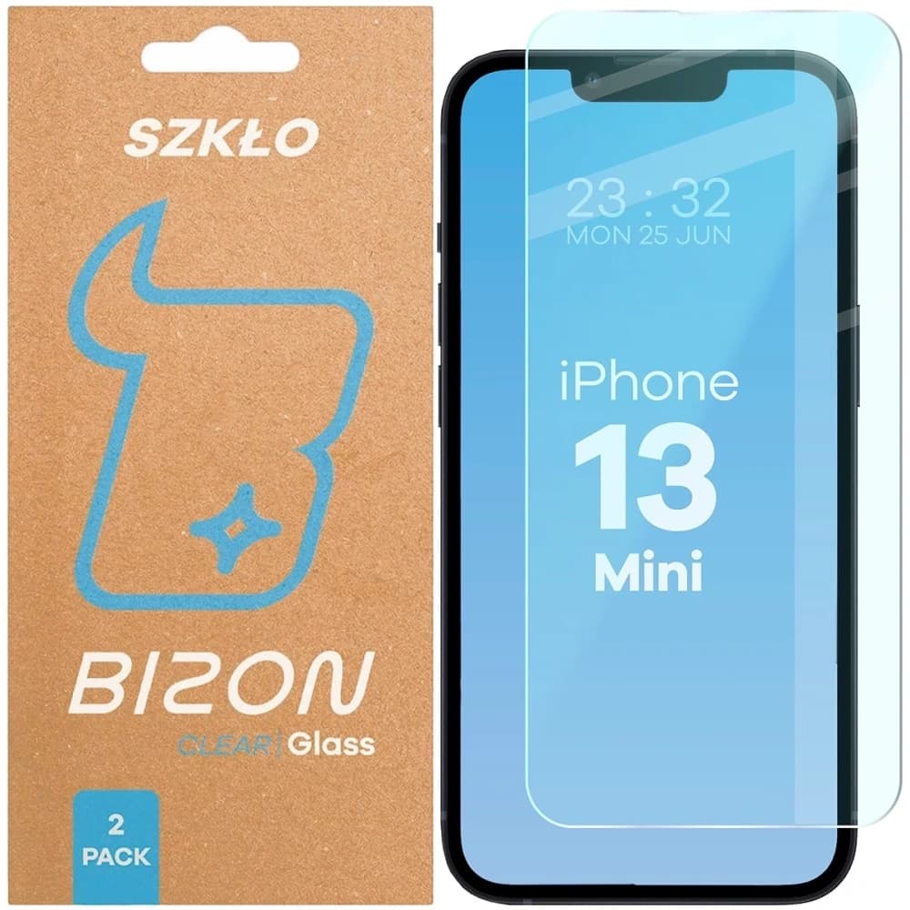 Bizon Glass Clear Duo Apple iPhone 13 Mini [2 CSOMAG] - 1