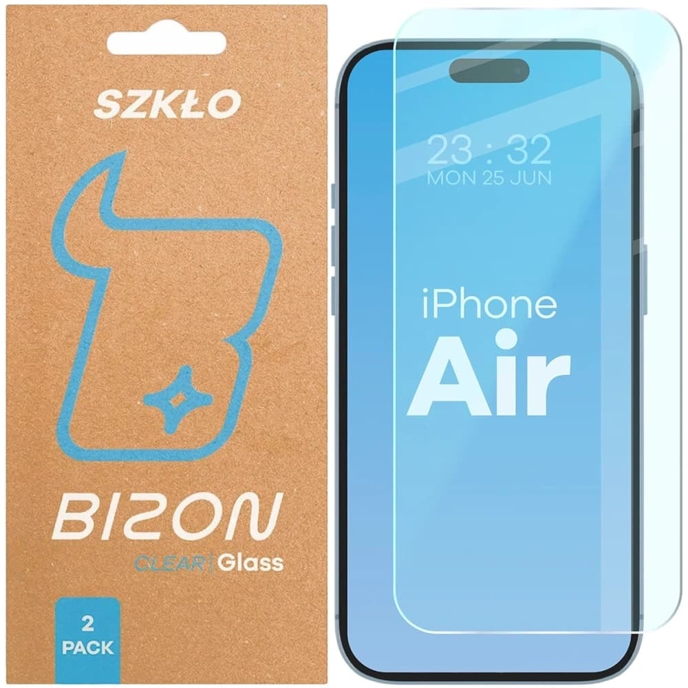 Bizon Glass Clear Duo Apple iPhone Air [2 BALENÍ] - 1