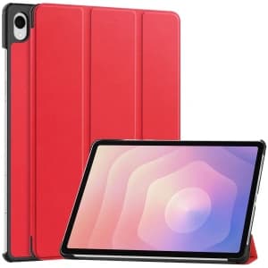 Bizon Case Tab Croc Samsung Galaxy Tab S11 rot
