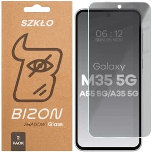 Bizon Glass Clear Shadow Samsung Galaxy M35 5G / A35 5G / A55 5G tinted [2 PACK]
