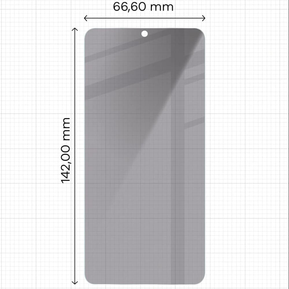 Prywatyzujące szkło hartowane Bizon Glass Clear Shadow do Samsung Galaxy S23 przyciemniane [2 PACK] - 2