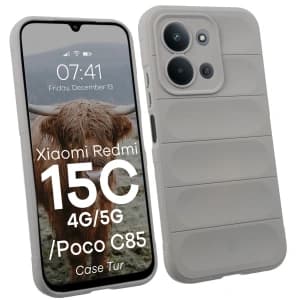 Bizon Case Tur Xiaomi Redmi 15C 4G / 5G / POCO C85 4G 173mm light grey