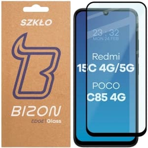 Bizon Glass Edge 2 Xiaomi Redmi 15C 4G / 5G / POCO C85 4G 173mm black frame