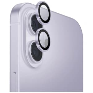 Szkło na obiektyw aparatu UNIQ Optix Aluminium Camera Lens Protector do Apple iPhone 17 z aplikatorem lawendowy