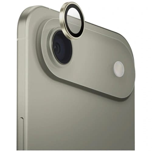 Szkło na obiektyw aparatu UNIQ Optix Aluminium Camera Lens Protector do Apple iPhone Air z aplikatorem złoty