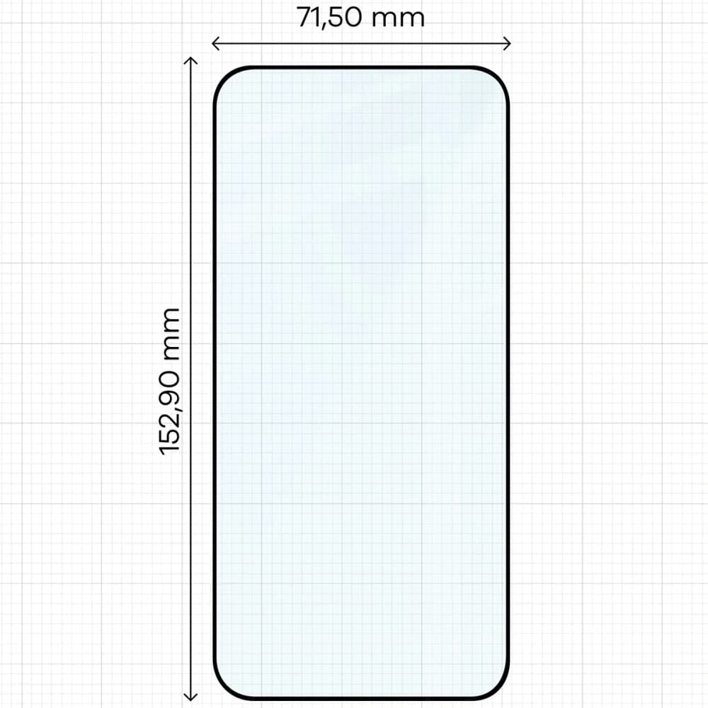 Bizon Glass Edge Duo Honor 400 fekete keret [2 CSOMAG] - 2