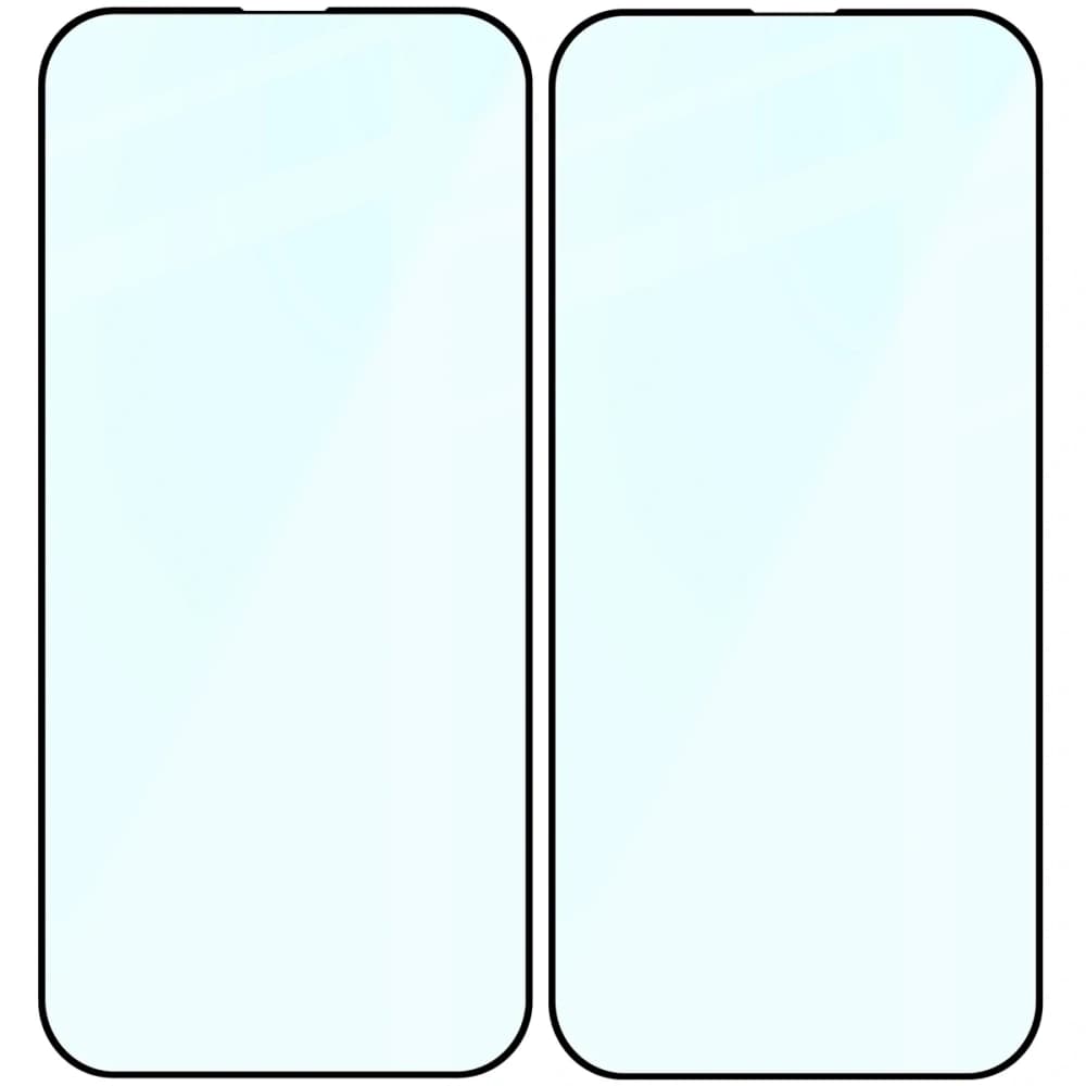 Bizon Glass Edge Duo Apple iPhone 17e / 16e / 14 / 13 Pro / Apple iPhone 13 schwarzer Rahmen [2 PACK] - 4