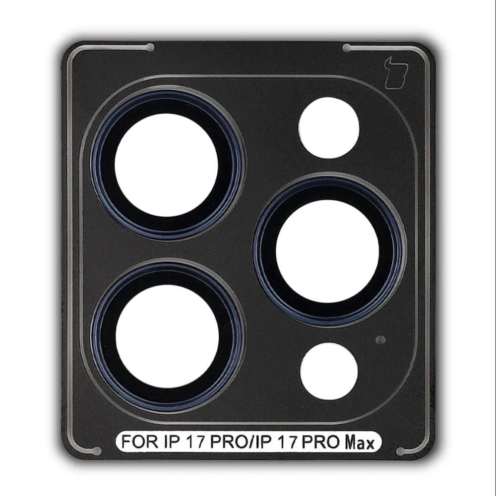 Bizon Glass Snap Lencse Apple iPhone 17 Pro / 17 Pro Max sötétkék keret - 2