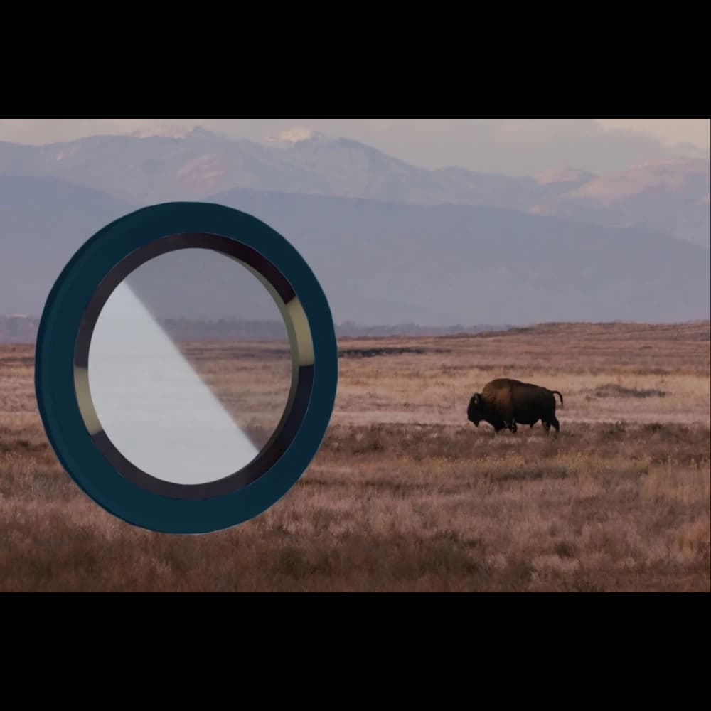 Bizon Glass Snap Lencse Apple iPhone 17 Pro / 17 Pro Max sötétkék keret - 3