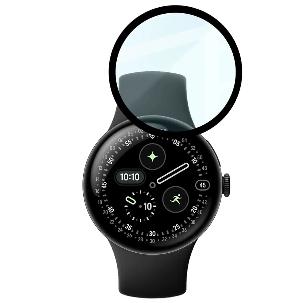Bizon Glas Uhr Edge Hybrid Google Pixel Uhr 4 41 mm schwarz - 5