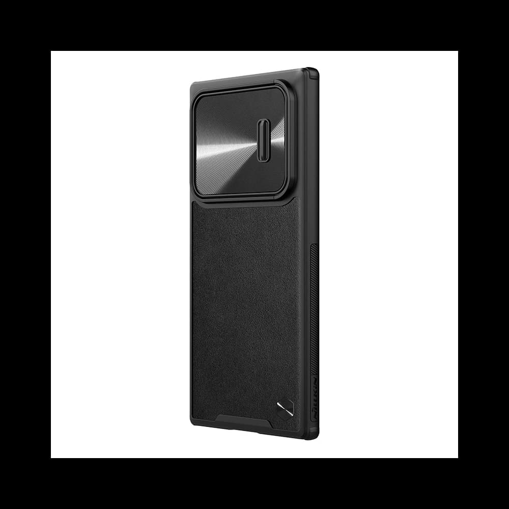 [OUTLET] Case Nillkin CamShield Leather Samsung Galaxy S22 Ultra (black) - 3