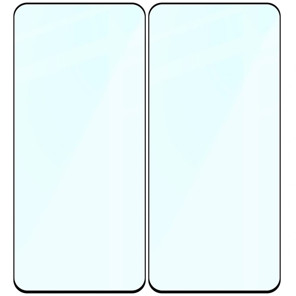Bizon Glass Edge Duo Xiaomi Redmi Note 14 4G / 5G / POCO M7 Pro 5G black frame [2 PACK] - 4