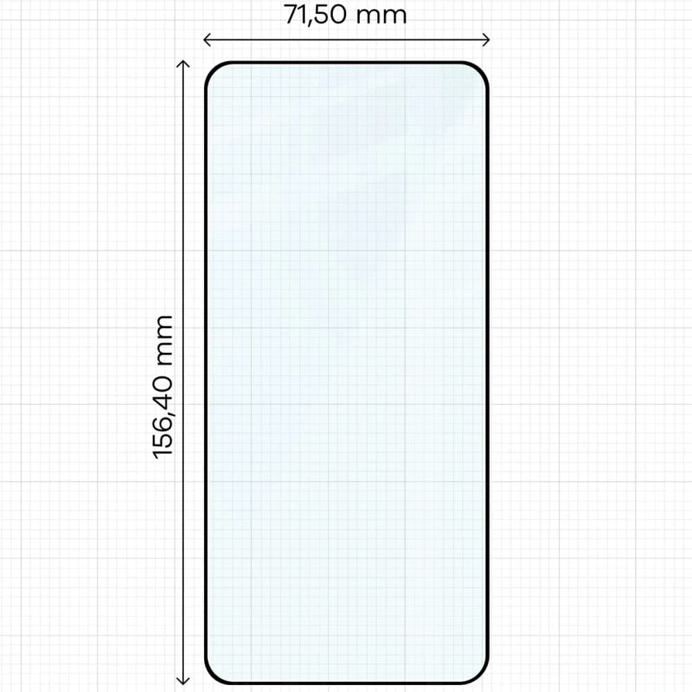 Bizon Glass Edge Duo Xiaomi 14T schwarzer Rahmen [2 PACK] - 2
