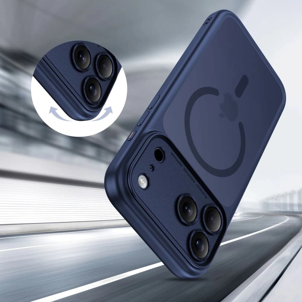 Tech-Protect Magpeak MagSafe CC Apple iPhone 17 Pro Matt Tiefblau - 6