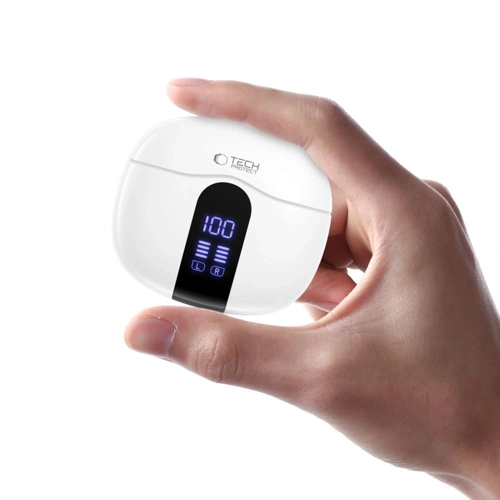 Tech-Protect Ultraboost TWS Earphone Core G2 White - 5