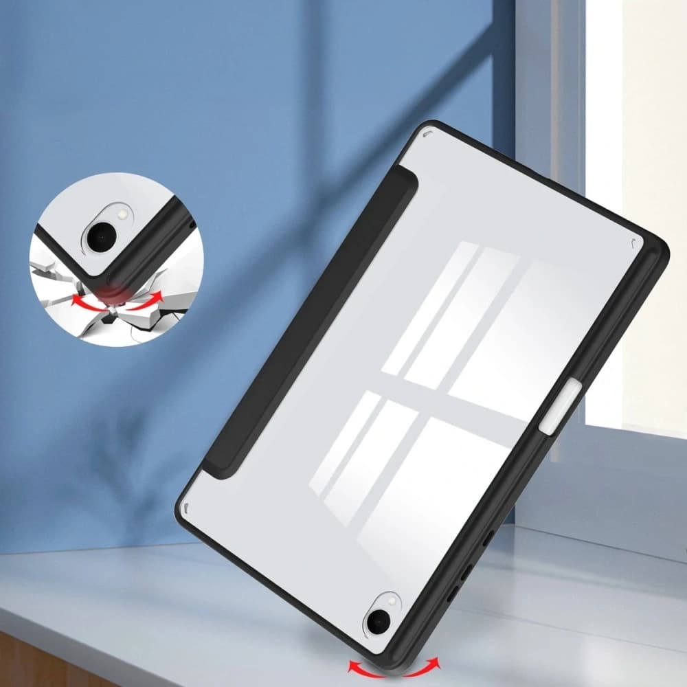 Etui z klapką Bizon Case Tab Clear Matt do Samsung Galaxy Tab S11 czarne - 6