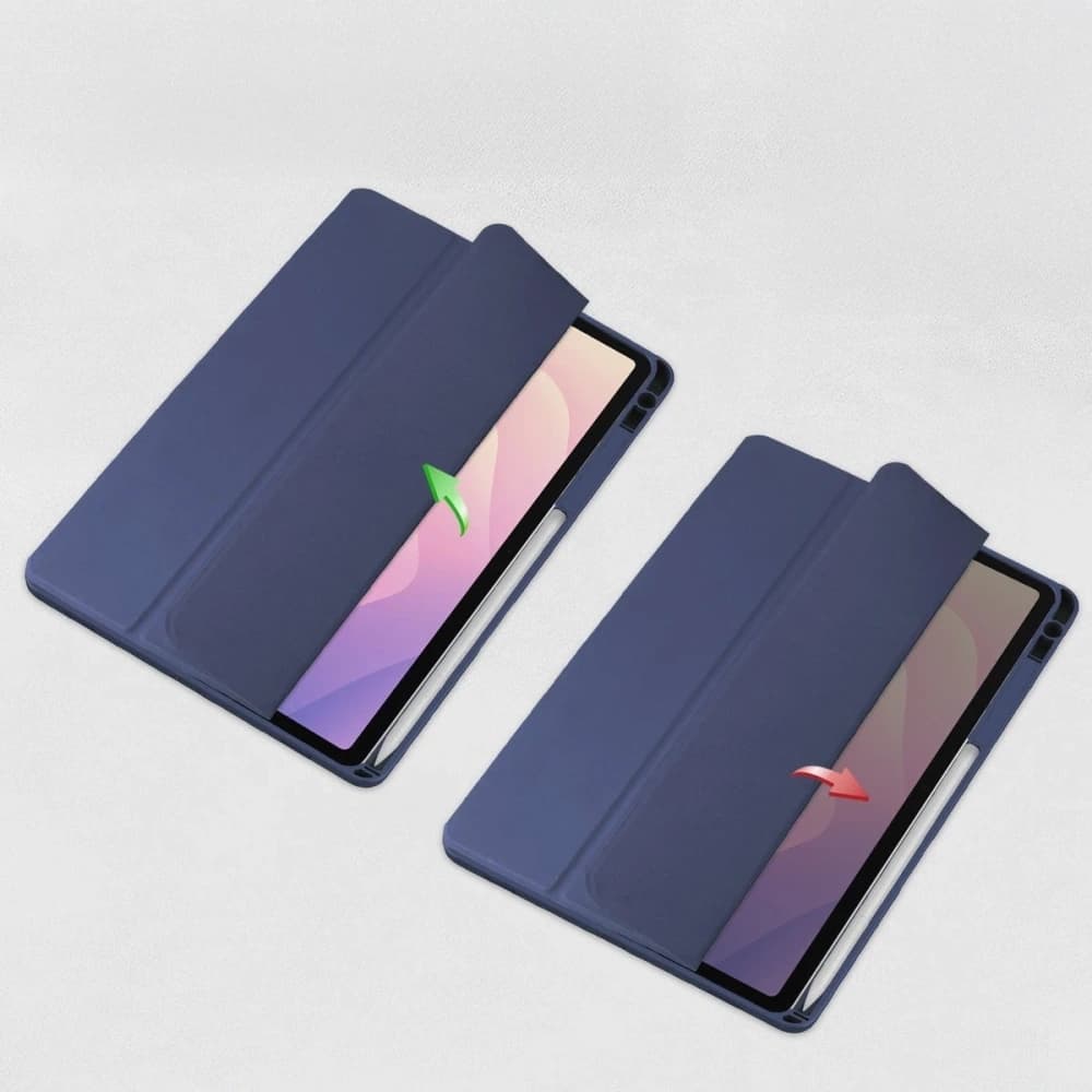 Etui z klapką Bizon Case Tab Clear Matt do Samsung Galaxy Tab S11 granatowe - 5