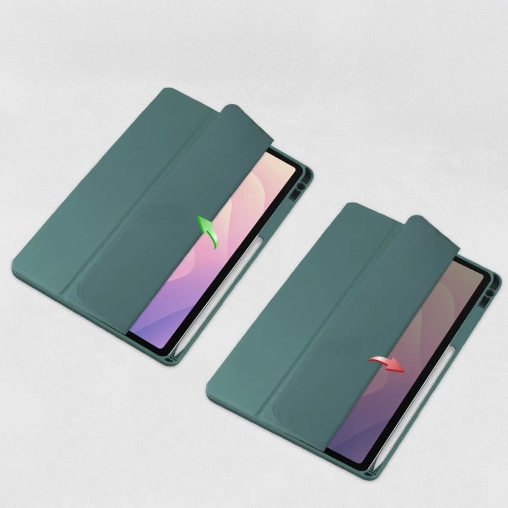 Etui z klapką Bizon Case Tab Clear Matt do Samsung Galaxy Tab S11 ciemnozielone - 5