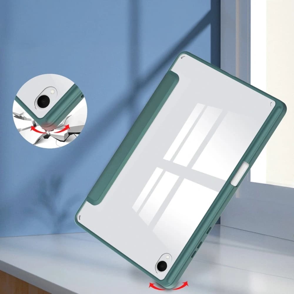 Etui z klapką Bizon Case Tab Clear Matt do Samsung Galaxy Tab S11 ciemnozielone - 6