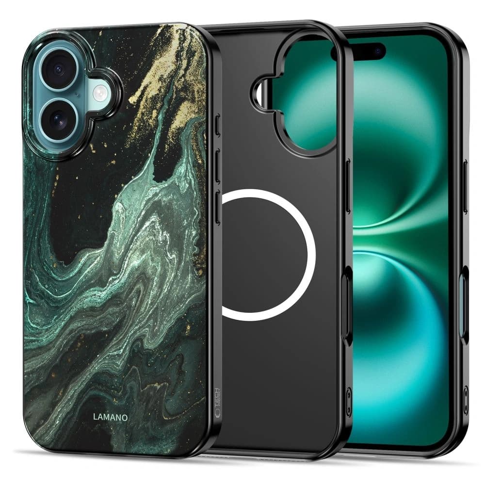 Tech-protect Lamano Magsafe Iphone 16 Verde Aura - 3