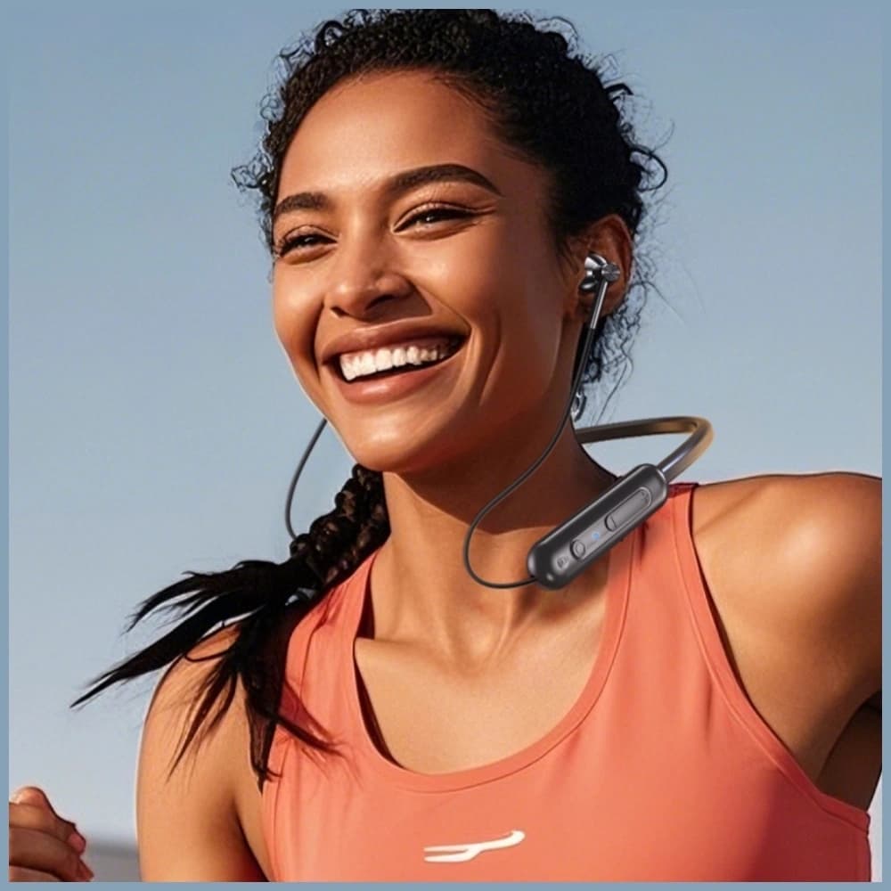 AWEI G82BL Sport Bluetooth Kopfhörer schwarz - 4