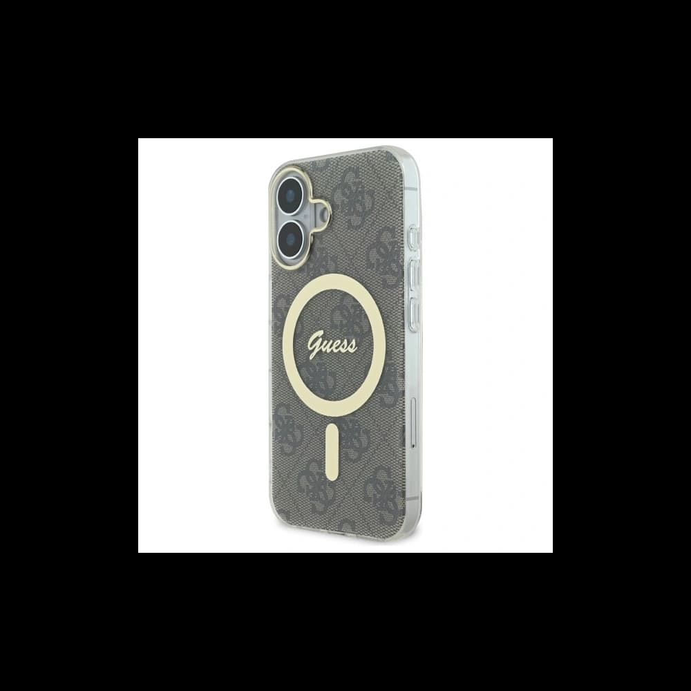 Guess Apple iPhone 16 hardcase IML 4G MagSafe brown - 2